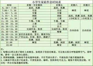 怀孕日常作息时间表